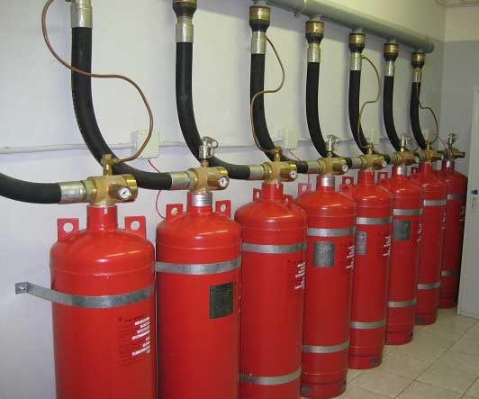 система газового пожаротушения