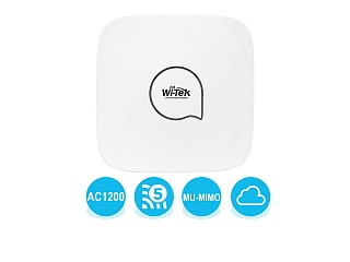 Купить Двухдиапазонная точка доступа Wi-Tek WI-AP217 Wi-Fi 5 (802.11AC Wave2)  с поддержкой PoE магазина stels.market.