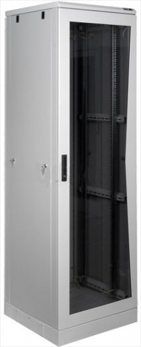 Купить Напольный шкаф 42U Lite TFI-426060-GMMM-GY 19", стеклянная дверь, Ш600хВ1967хГ600мм магазина stels.market.