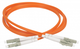 Патчкорд DPC LC/UPC-LC/UPC 50/125 3.0мм 1м LSZH