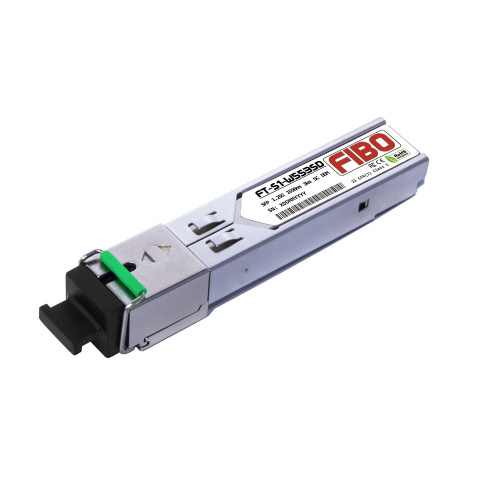 Купить Модуль SFP FIBO FT-S1-W553SD WDM 1.25Гбит/c, Tx1550нм Rx1310 нм, 3км SC, DDM магазина stels.market.