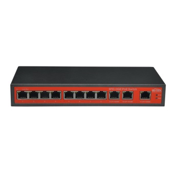 Неуправляемый коммутатор PoE Wi-Tek WI-PS311G-24V, 8 PoE порта 1000Base-T + 3 1000Base-T