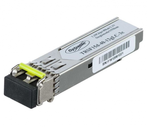 Купить SFP-модуль Dual LC, 1.25Гбит/с, 1550нм, 40км TRSF15d-40-12gLC-3i магазина stels.market.