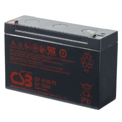 Купить Аккумулятор CSB GP 6120 (6V,12Ah) магазина stels.market.