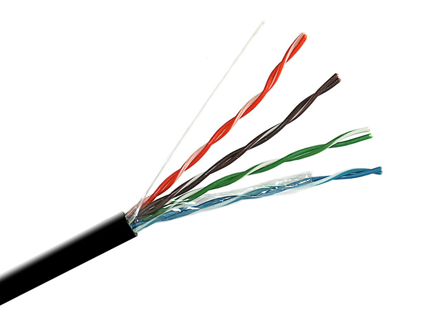 Еthernet F/UTP 4x2x0,5х cat.5E (бух 305м) улич экран,медьINTERLAN