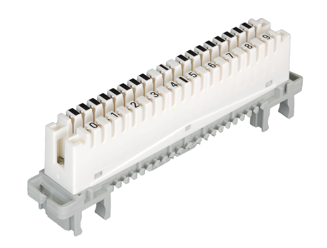 Плинт размыкаемый 10 пар 0...9 NIKOMAX (NMC-PL10-DU-10)