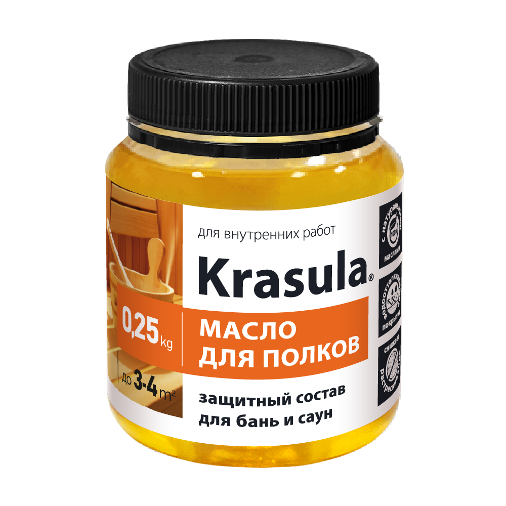 Масло для полков KRASULA 0,25 кг