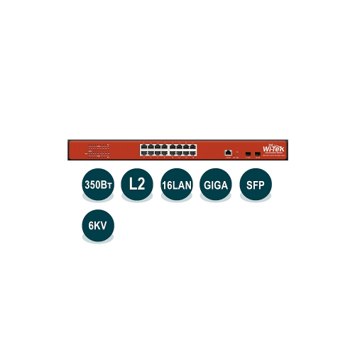 Купить WI-PMS318GF, Управляемый коммутатор L2 PoE магазина stels.market.