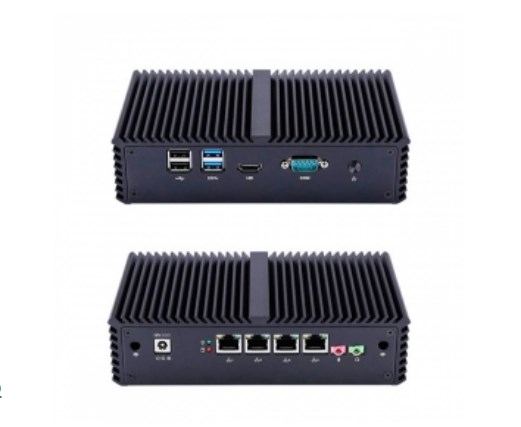 Промышленный миникомпьютер Qotom Q355G4 (8Gb RAM, 128Gb SSD)