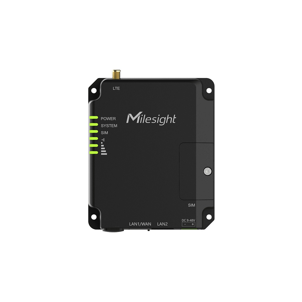 Беспроводное сетевое оборудование Milesight UR32L-L04EU Промышленный LTE маршрутизатор серии Lite